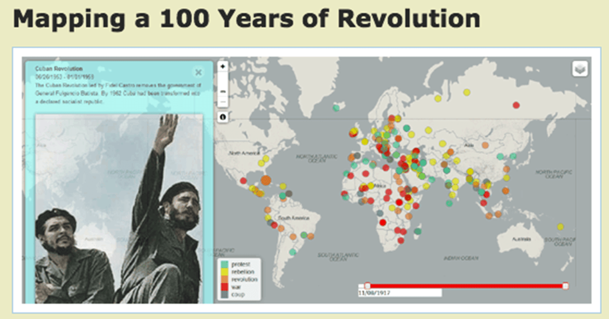 Mapping 100 Years of Revolution