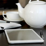 iPad and teapot