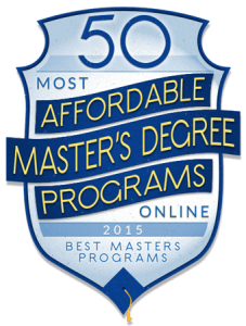 50 Most Affordable Online Master's Degrees for 2015
