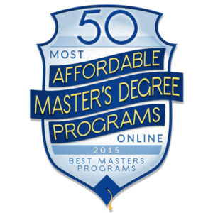 50 Most Affordable Online Master's Degrees for 2015