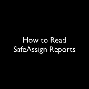 How to Read SafeAssign Reports