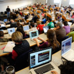 Large lecture hall at UNE, instructional design