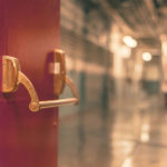 red school door