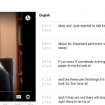 Captioning in YouTube