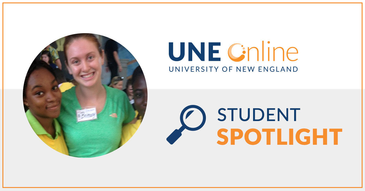 Brittany Roy, UNE MPH candidate, 2015