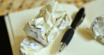 Crumpled note paper