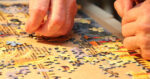 putting together a jigsaw