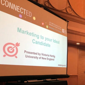 Victoria presenting at the AMA 2015