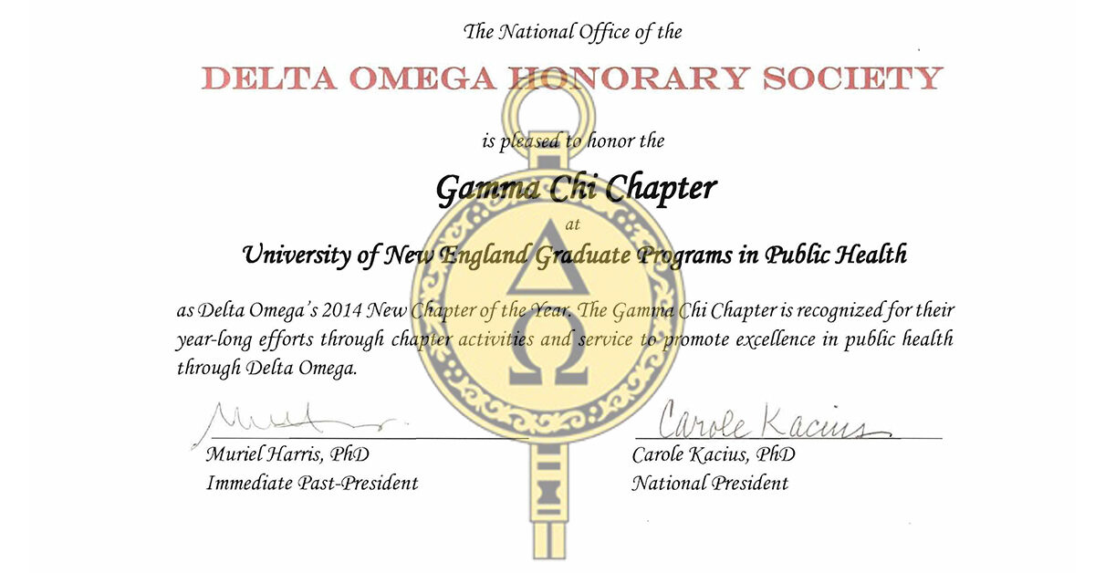 Gamma Chi New inductees