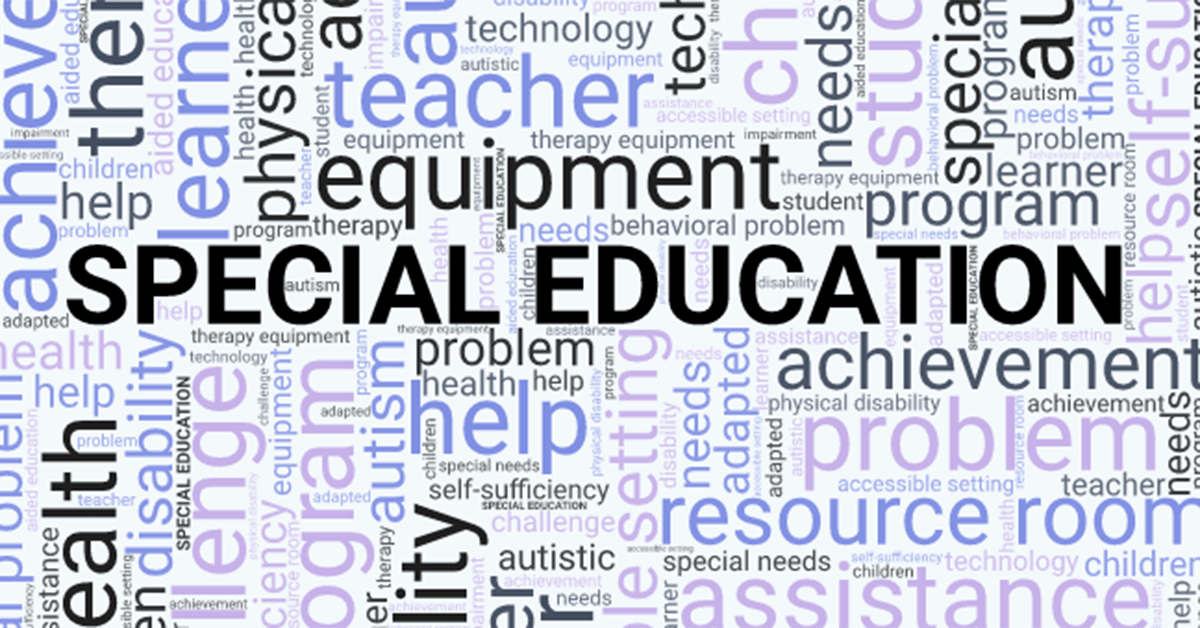 special education word cloud