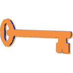 orange key