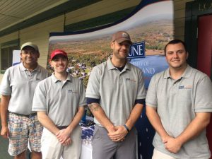 The UNE Online "Golf Team"