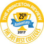Princeton Review 381 Best Colleges 25th