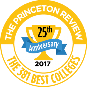 Princeton Review 381 Best Colleges 25th
