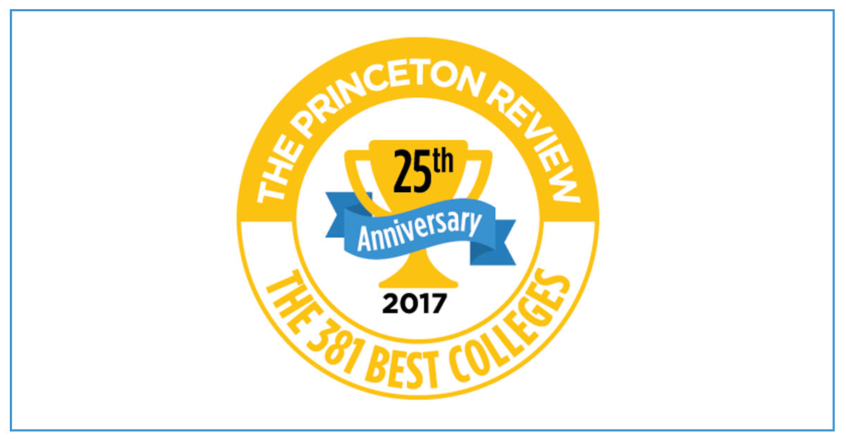 Princeton Review 381 Best Colleges 25th