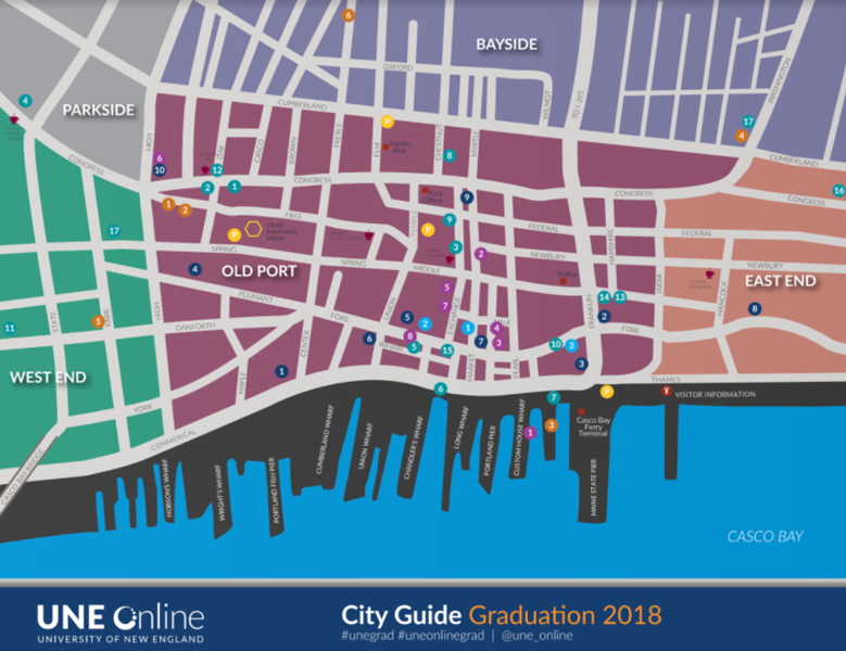portland map and city guide