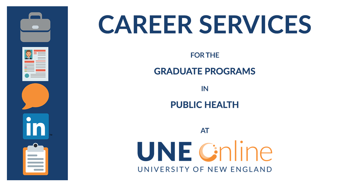 Career Services at UNE Online Public Health