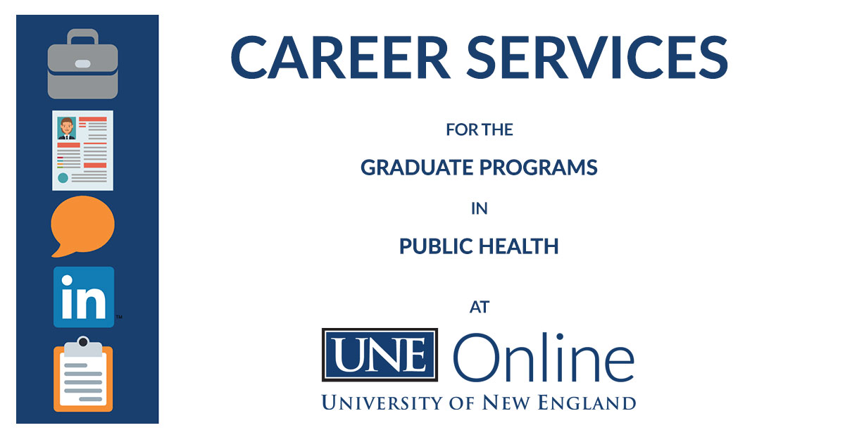 Career Services at UNE Online Public Health
