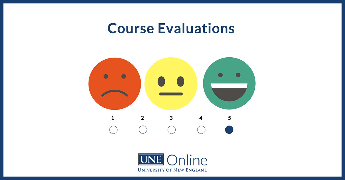 Course evaluations at UNE Online