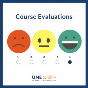 Course evaluations at UNE Online
