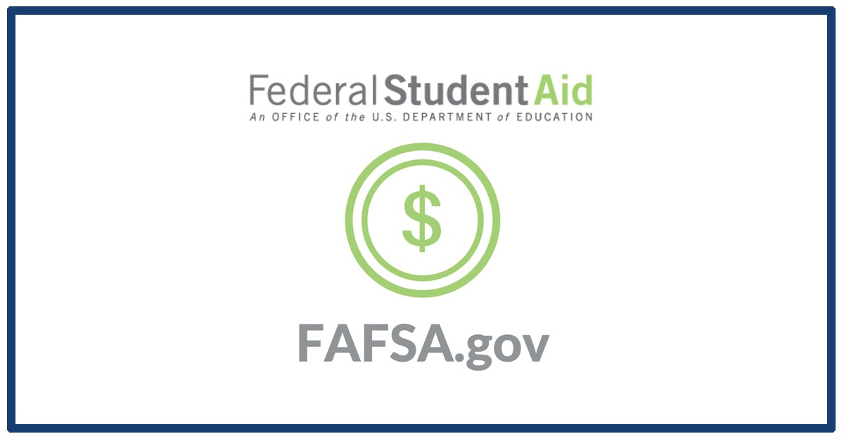 The logo of the Federal Student Aid department to complete your FAFSA for graduate school