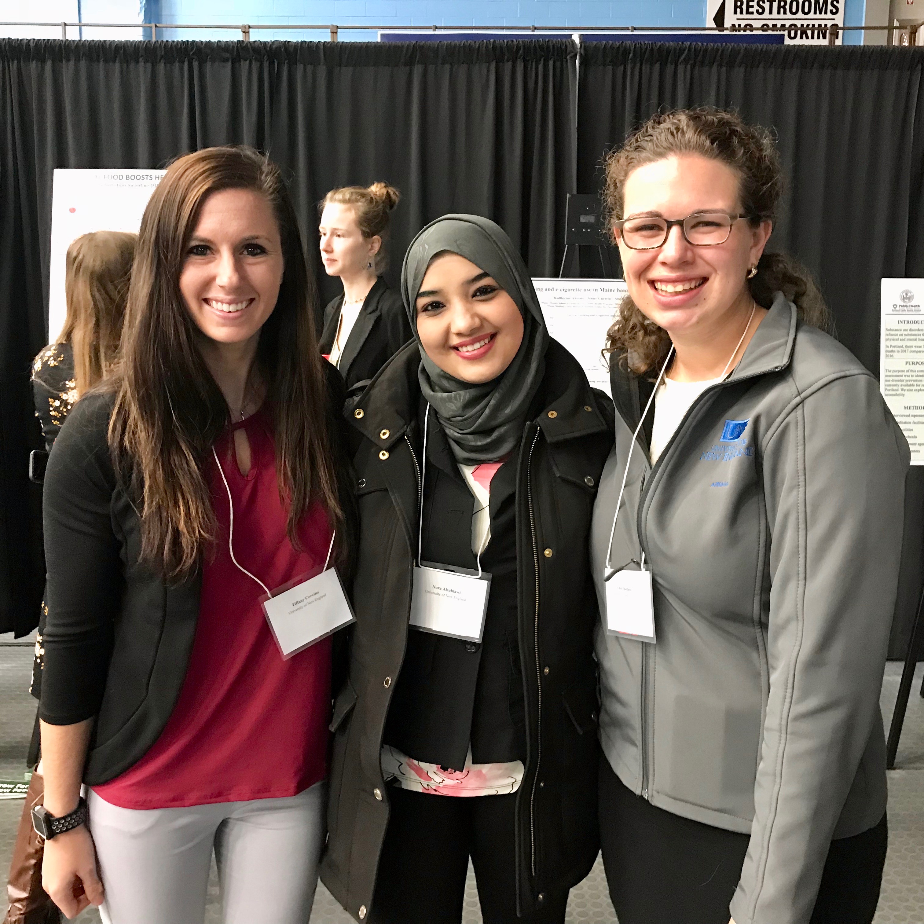 UNE GPPH alumni and student presenters at MPHA 2018