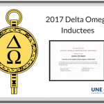 2017 Delta Omega Inductees