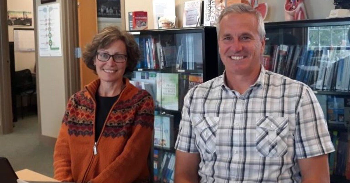 Lori Rand, Online Writing Specialist (left) and Henri Moser Online Learning Specialist (right)