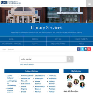 Resource Spotlight: The UNE Library!