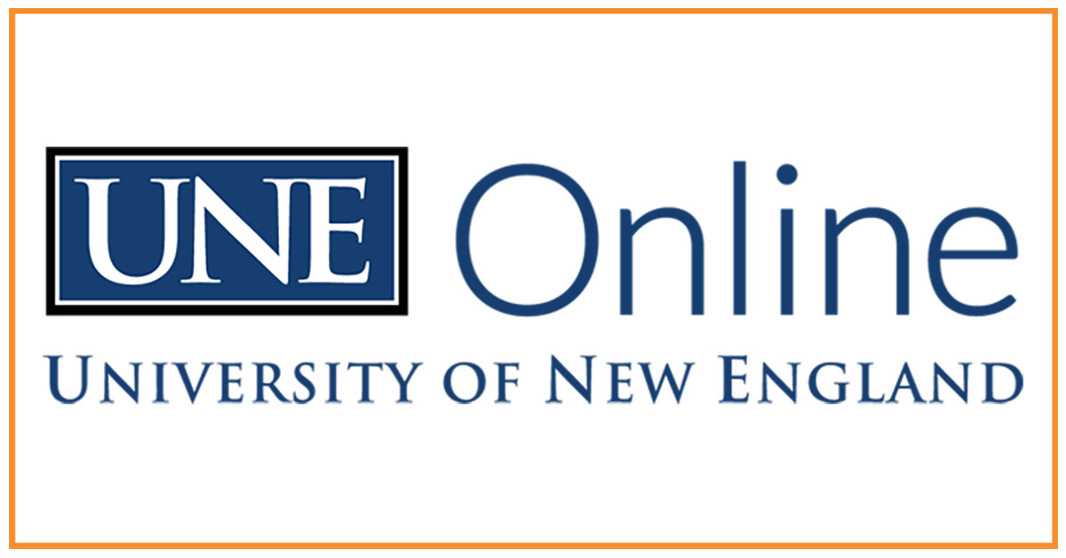 UNE Online Logo blog