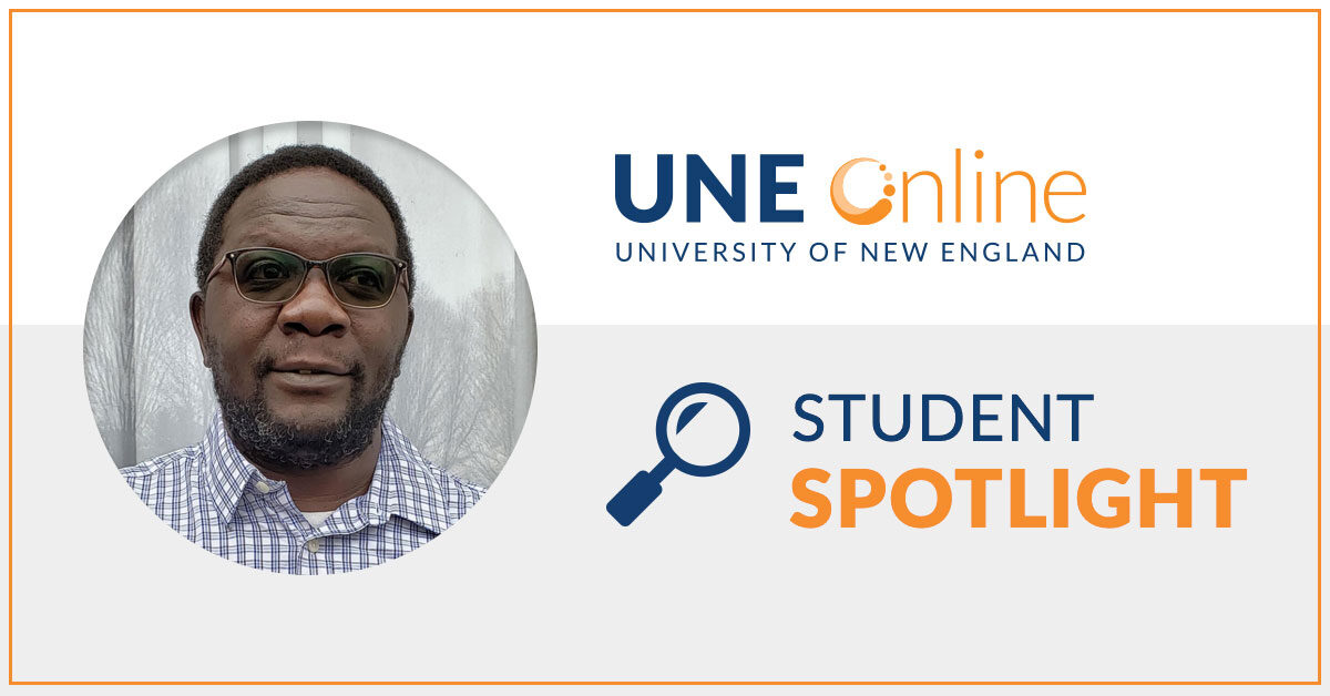 Ed Adhaya, MPH graduate and Ed.D. student at UNE Online