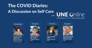 The COVID Diaries: A Discussion on Grief hosted by the MSW program at UNE Online