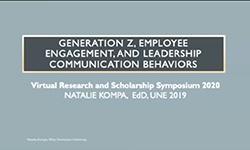 Generation Z, Employee Engagement, and Leadership Communication