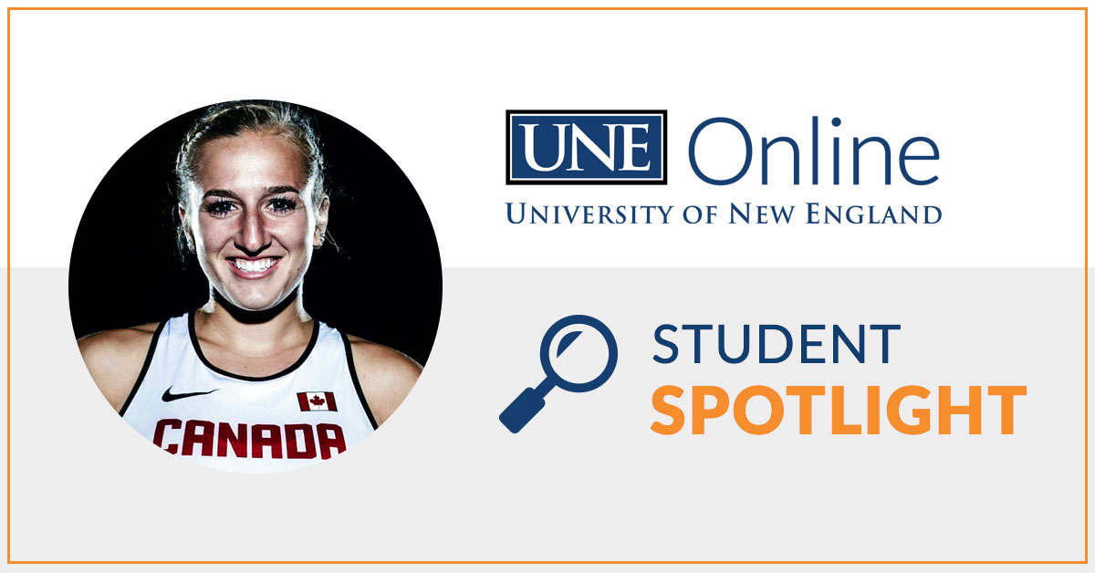 Taysia Radoslav, Olympic Hopeful and Science Prerequisite student at UNE Online