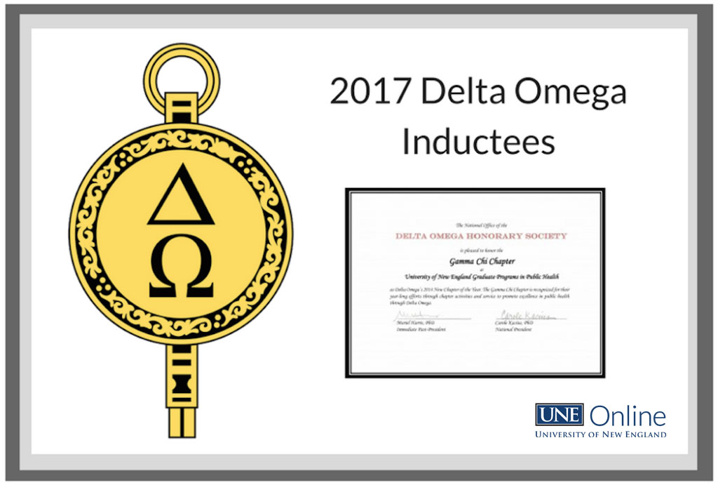2017 Delta Omega Inductees