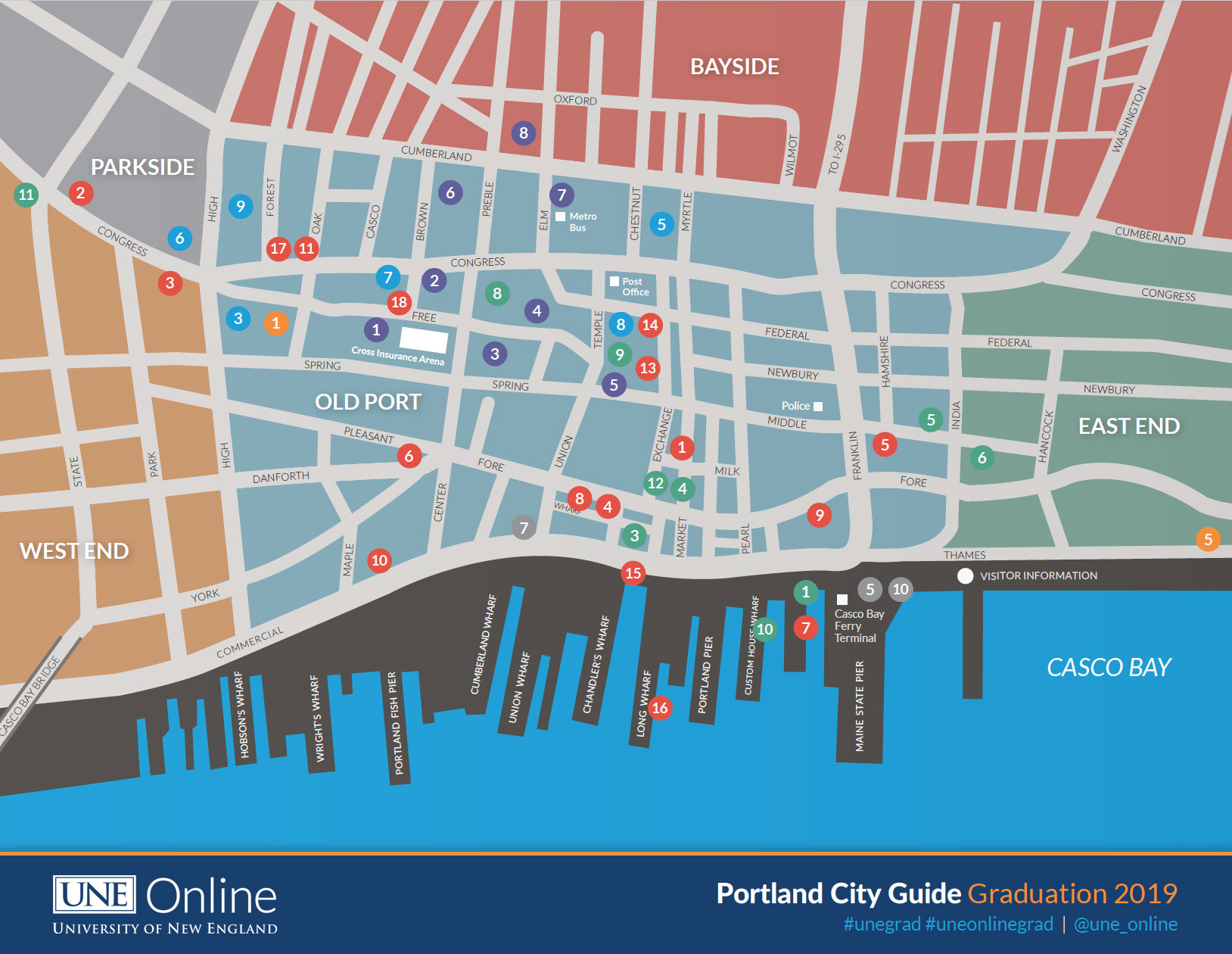 2019 UNE Online City Guide of Portland Maine