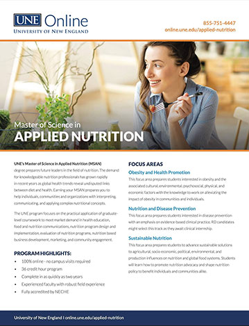 Applied Nutrition Brochure Download