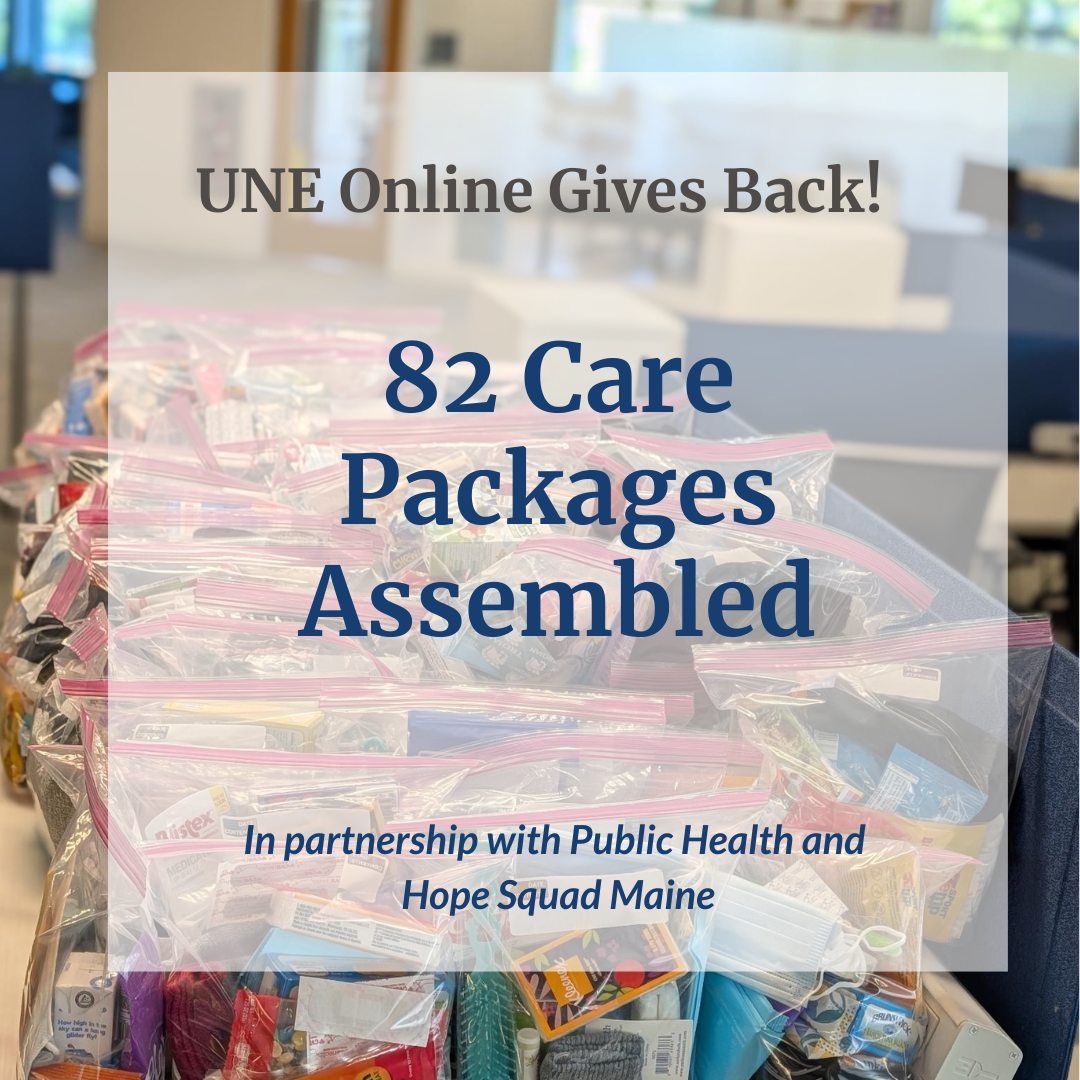 UNE Online Gives Back