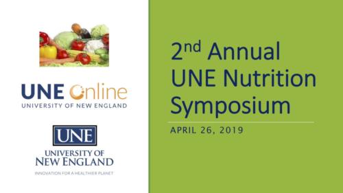 2019 UNE Nutrition Symposium