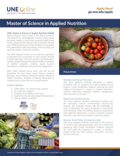 MS-Applied-Nutrition-Program